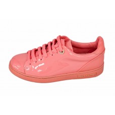 Женские летние лаковые кроссовки Louis Vuitton Frontrow Pink  Женские летние лаковые кроссовки Louis Vuitton Frontrow Pink