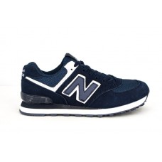 Женские замшевые кроссовки New Balance 574 Dark Blue Женские замшевые кроссовки New Balance 574 Dark Blue