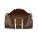Брендовая кожаная дорожная сумка Louis Vuitton Keepall Broun