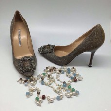 Женские туфли Manolo Blahnik Grey