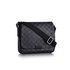 Мужская брендовая кожаная сумка Louis Vuitton District GM Blue Мужская брендовая кожаная сумка Louis Vuitton District GM Blue