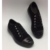 Женские брендовые осенние кроссовки Chanel Черные