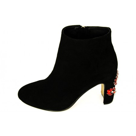 Женские ботинки Dolce & Gabbana Black Velvet A