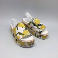Босоножки Dolce&Gabbana Yellow/White V Босоножки Dolce&Gabbana Yellow/White V