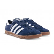 Мужские замшевые кеды Adidas Hamburg Blue/White Мужские замшевые кеды Adidas Hamburg Blue/White
