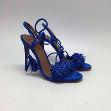 Босоножки Aquazzura Firenze Blue Босоножки Aquazzura Firenze Blue