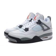 Баскетбольные кроссовки  NIKE AIR JORDAN 4 RETRO SILVER WHITE Баскетбольные кроссовки  NIKE AIR JORDAN 4 RETRO SILVER WHITE