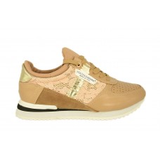 Женские кожаные летние кроссовки Dolce&Gabbana  бежевые комбинированые