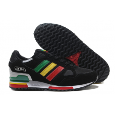 Мужские кроссовки ADIDAS ZX750 Black/Green/Orange/Red Мужские кроссовки ADIDAS ZX750 Black/Green/Orange/Red