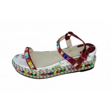 Женские цветные босоножки Christian Louboutin Pigalle Женские цветные босоножки Christian Louboutin Pigalle