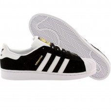 Кроссовки кожаные Adidas Superstar черно-белые