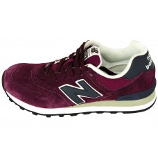 Мужские замшевые кроссовки New Balance 574 Bordo Мужские замшевые кроссовки New Balance 574 Bordo