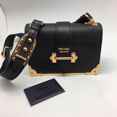 Женская сумка Prada Black/Gold V