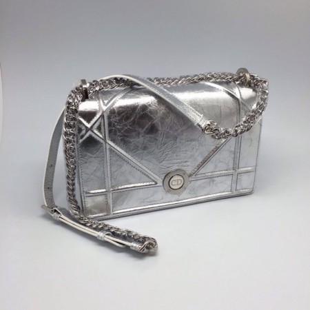 Женская сумка Christian Dior Silver