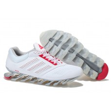 Кроссовки беговые белые Adidas SpringBladeWhite/Red