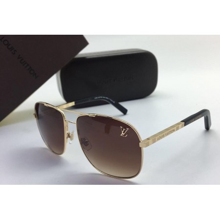 Женские солнцезащитные очки Louis Vuitton Gold Glasses