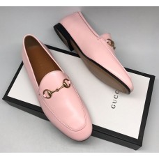 Женские летние кожаные лоферы Gucci розовые Женские летние кожаные лоферы Gucci розовые