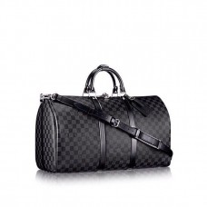 Сумка дорожная кожаная Louis Vuitton KeepAll Blue Сумка дорожная кожаная Louis Vuitton KeepAll Blue
