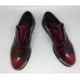 Женские кожаные лаковые ботинки Louis Vuitton Millenium бордовый
