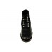 Женские кожаные осенние ботинки Chanel Black