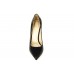 Женские черные кожаные туфли Christian Louboutin Pigalle