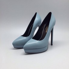 Женские Туфли Saint Laurent Light Blue Женские Туфли Saint Laurent Light Blue