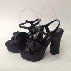Женские босоножки Saint Laurent Black Женские босоножки Saint Laurent Black