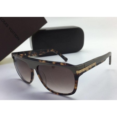 Женские солнцезащитные очки Louis Vuitton коричневые