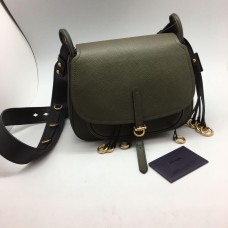 Женская сумка Prada Black/Dark Green