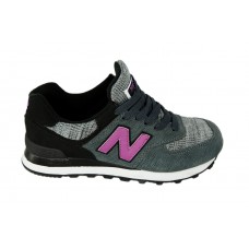 Женские летние кроссовки New Balance 574 Grey/Grey/Pink Женские летние кроссовки New Balance 574 Grey/Grey/Pink