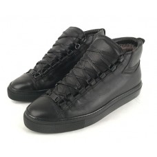 Зимние мужские кеды Balenciaga High Black Winter
