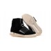 Осенние высокие кроссовки Adidas Yeezy Boost 750 Black/White
