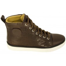 Женские кеды Hermes High Dark Broun Женские кеды Hermes High Dark Broun