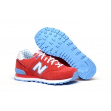 Женские летние кроссовки New Balance 574 Red/Blue/White со скидкой Женские летние кроссовки New Balance 574 Red/Blue/White со скидкой