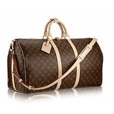 Брендовая кожаная дорожная сумка Louis Vuitton Keepall Broun Брендовая кожаная дорожная сумка Louis Vuitton Keepall Broun