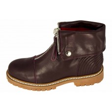 Женские ботинки Alexander McQueen Bordo Женские ботинки Alexander McQueen Bordo