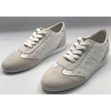 Женские летние кожаные кроссовки Louis Vuitton Run Away белые Женские летние кожаные кроссовки Louis Vuitton Run Away белые