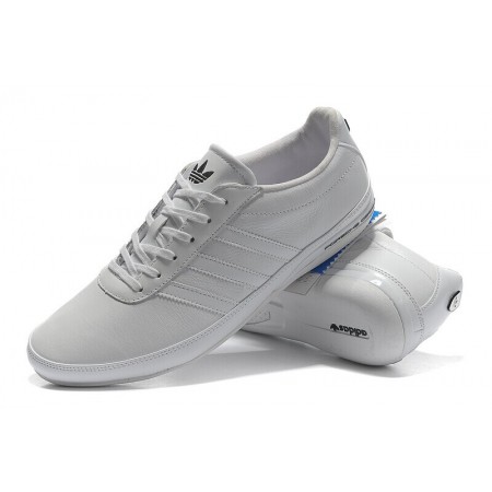 Мужские кроссовки Adidas Porshe Design Classic белые со скидкой