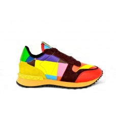 Женские цветные летние кроссовки Valentino Garavani Rockstud