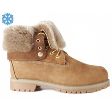 Женские зимние ботинки Timberland Teddy Albina Rust Brown с мехом Женские зимние ботинки Timberland Teddy Albina Rust Brown с мехом