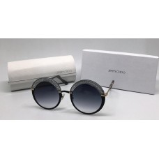 Женские солнцезащитные очки Jimmy Choo со стразами темные