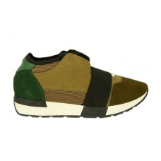 Кроссовки Balenciaga хаки комбинированные 