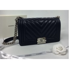 Женская сумка Chanel BlackSilver 25 cm Женская сумка Chanel BlackSilver 25 cm
