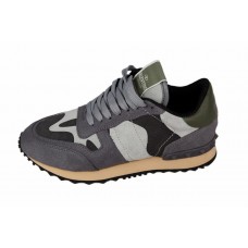 Женские летние кроссовки Valentino Garavani Rockstud с камуфляжным мотивом Женские летние кроссовки Valentino Garavani Rockstud с камуфляжным мотивом