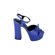 Женские босоножки Saint Laurent Blue Женские босоножки Saint Laurent Blue