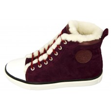 Женские кеды Hermes High Bordo Winter Женские кеды Hermes High Bordo Winter