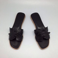 Женские шлепанцы Hermes Black Женские шлепанцы Hermes Black