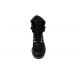 Женские осенние брендовые кожаные ботинки Chanel Black