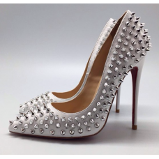 Женские кожаные белые туфли Christian Louboutin Pigalle Женские кожаные белые туфли Christian Louboutin Pigalle