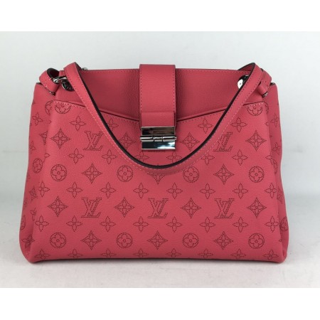 Женская кожаная брендовая сумка Louis Vuitton Red